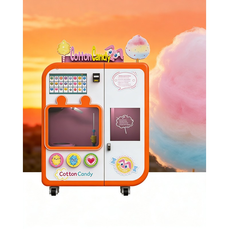 Commercial Vending Machine - 완전 자동 솜사탕 자판기(교환 시스템 포함)