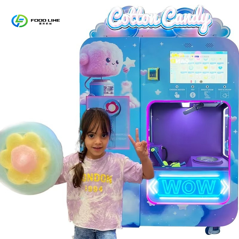 Candy Floss Machine - 맞춤형 인기 상품 완전 자동 솜사탕