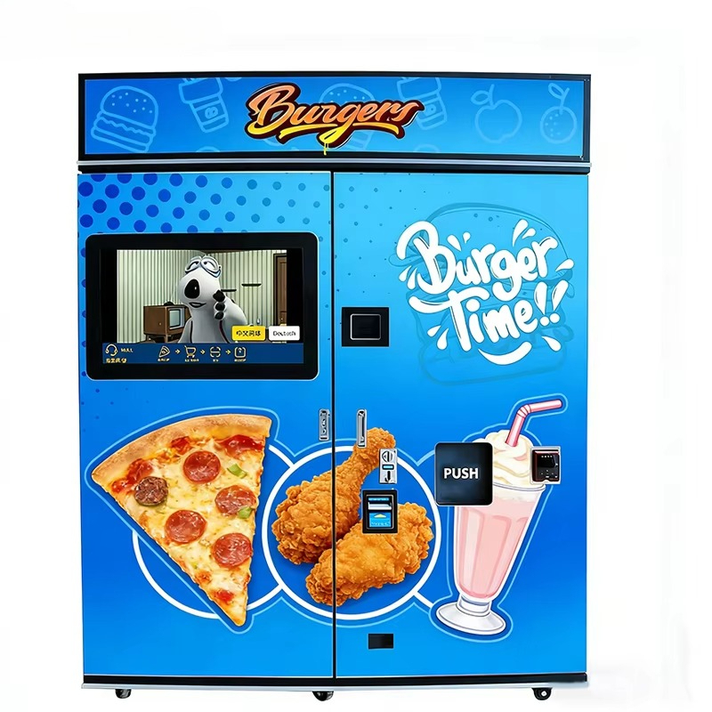 Commercial Vending Machine - 24시간 완전 자동 터치스크린 피자 자판기