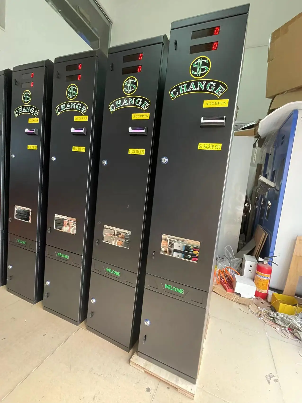 Vending Q - # 세탁기, 안마 의자, 자판기용 동전/지폐