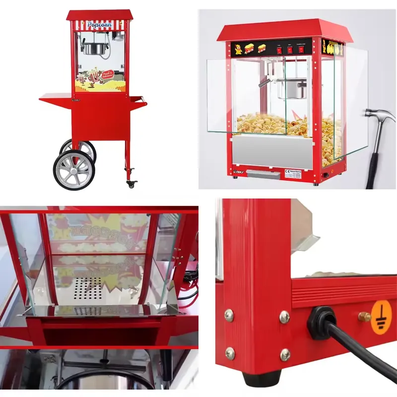 열풍식 상업용 팝콘 제조기 - 고수익 스낵 사업용 산업 - Commercial Vending Machine 리뷰 및 가격