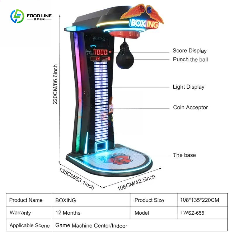 맞춤형 복싱 아케이드 게임기 전자 복싱 장치 스포츠 운 - Arcade Machine Profit 리뷰 및 가격