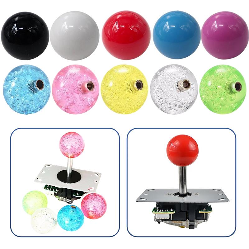 새로운 35mm M6 아케이드 게임 조이스틱 탑 볼 라 - Joystick Arcade Parts 리뷰 및 가격