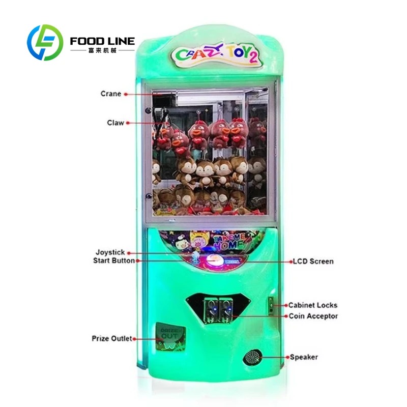 맞춤형 동전 주입식 아케이드 크레인 게임기(빌 수납기  - Arcade Toy Claw Vending Machine 리뷰 및 가격
