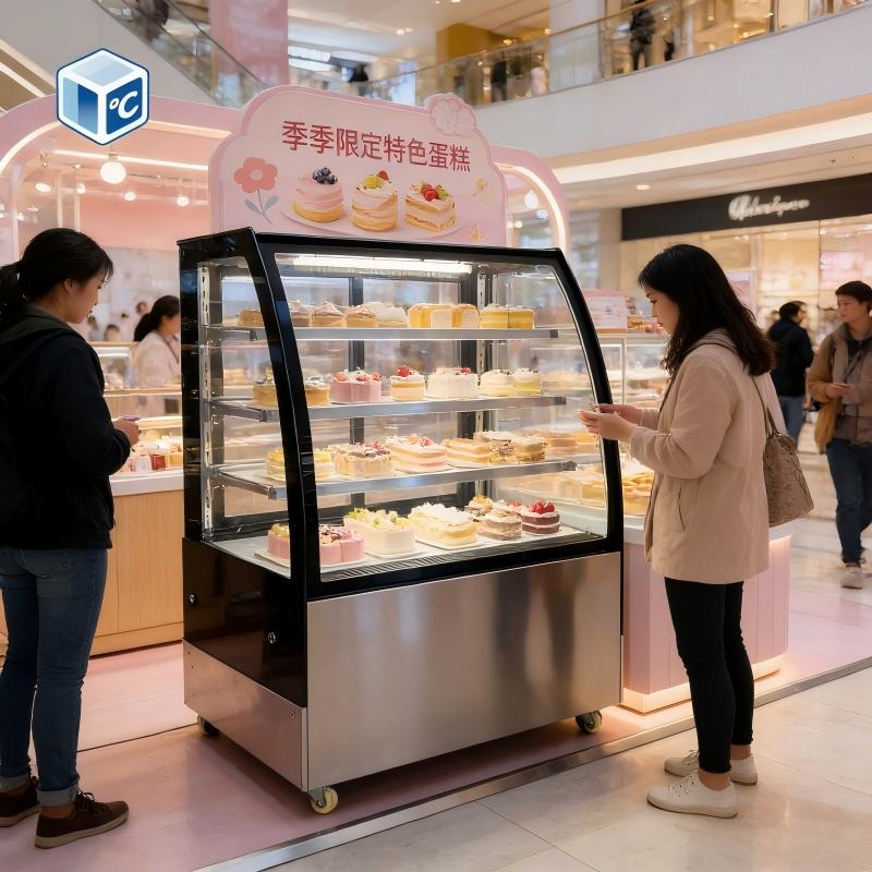 2단 상업용 케이크 디스플레이 냉장고 팬 냉각 R290 - Glass Cabinet Display 리뷰 및 가격