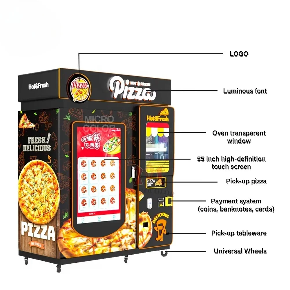 YG 맞춤형 인기 혁신적인 셀프서비스 피자 자판기 완전 - Commercial Vending Machine 리뷰 및 가격