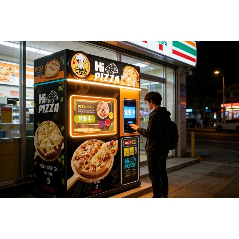 자동 피자 제조 자판기, 신선한 핫 피자 야외 음식 자 - Commercial Vending Machine 리뷰 및 가격