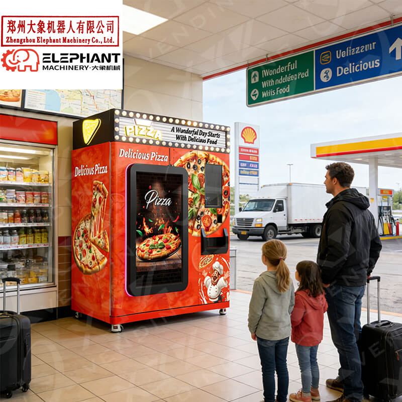 맞춤형 실내 상업용 스마트 자가 가열 냉동 핫푸드 피자 - Commercial Vending Machine 리뷰 및 가격